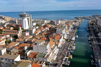 Vue de Palavas par Drone - Agrandir l'image, fenêtre modale