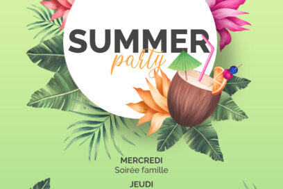 Affiche Programmation Summer Party - Agrandir l'image, fenêtre modale